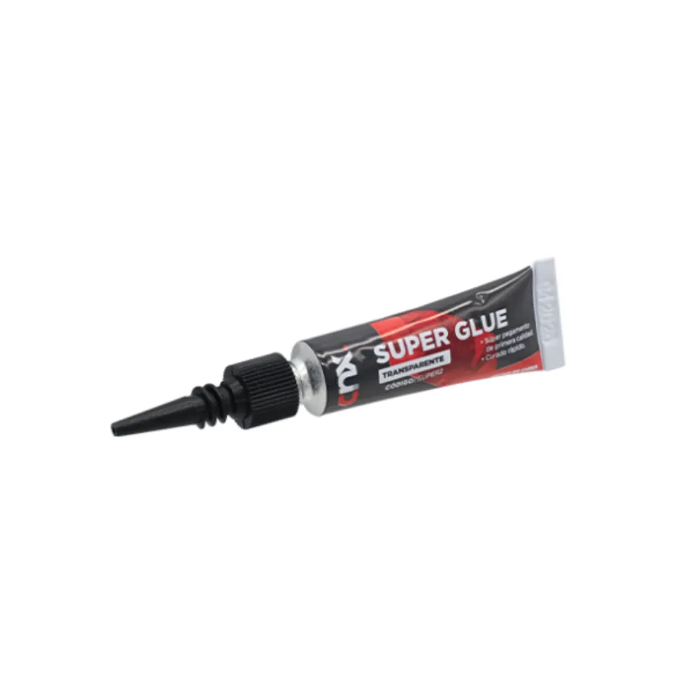 SUPER GLUE TRANSPARENTE 2 GRS RISTRA 12 PIEZAS CNX