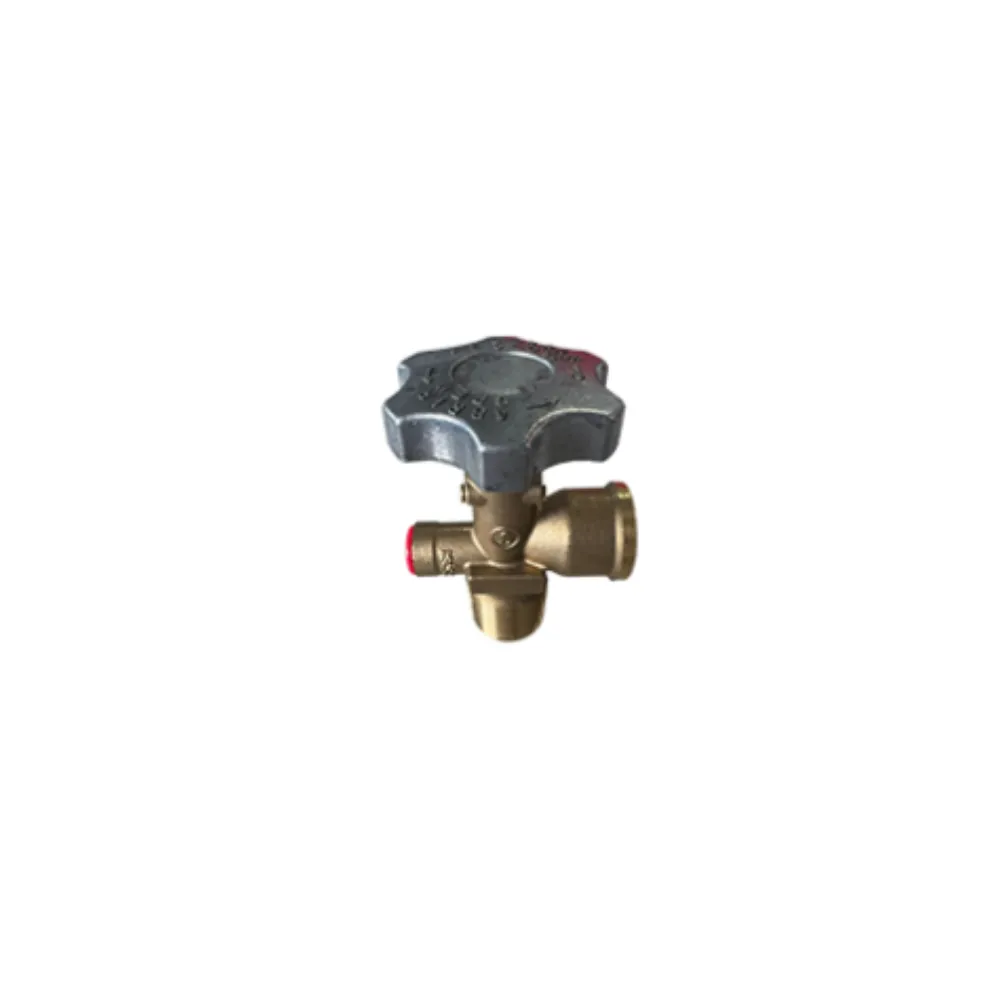 VALVULA PARA TANQUE DE GAS 3/4" FABRICADA EN LATON CNX