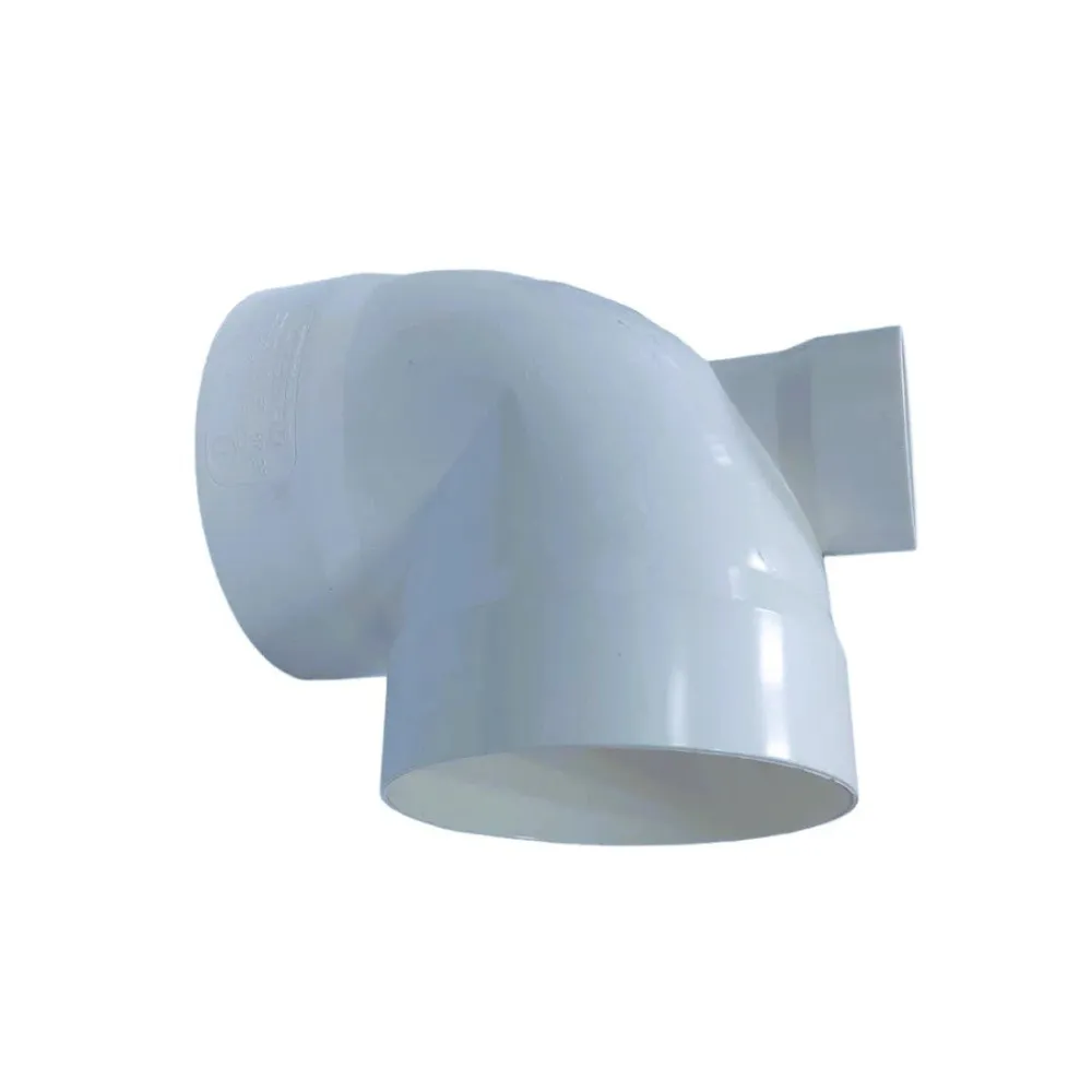 CODO PVC 4X90 SALIDA TRASERA SANITARIO A-0189