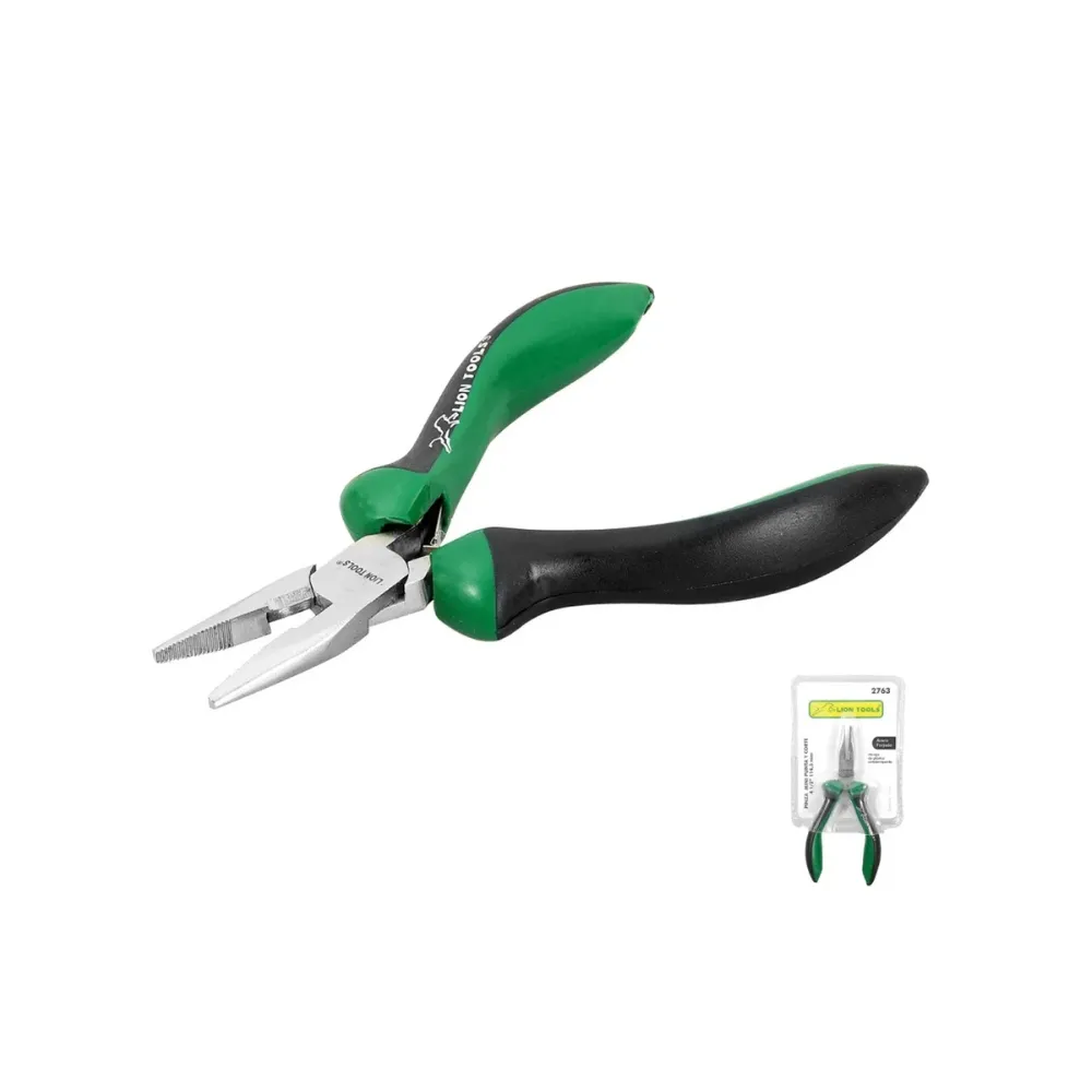 [2763L] PINZA MINI 41/2" PUNTA Y CORTE LION T