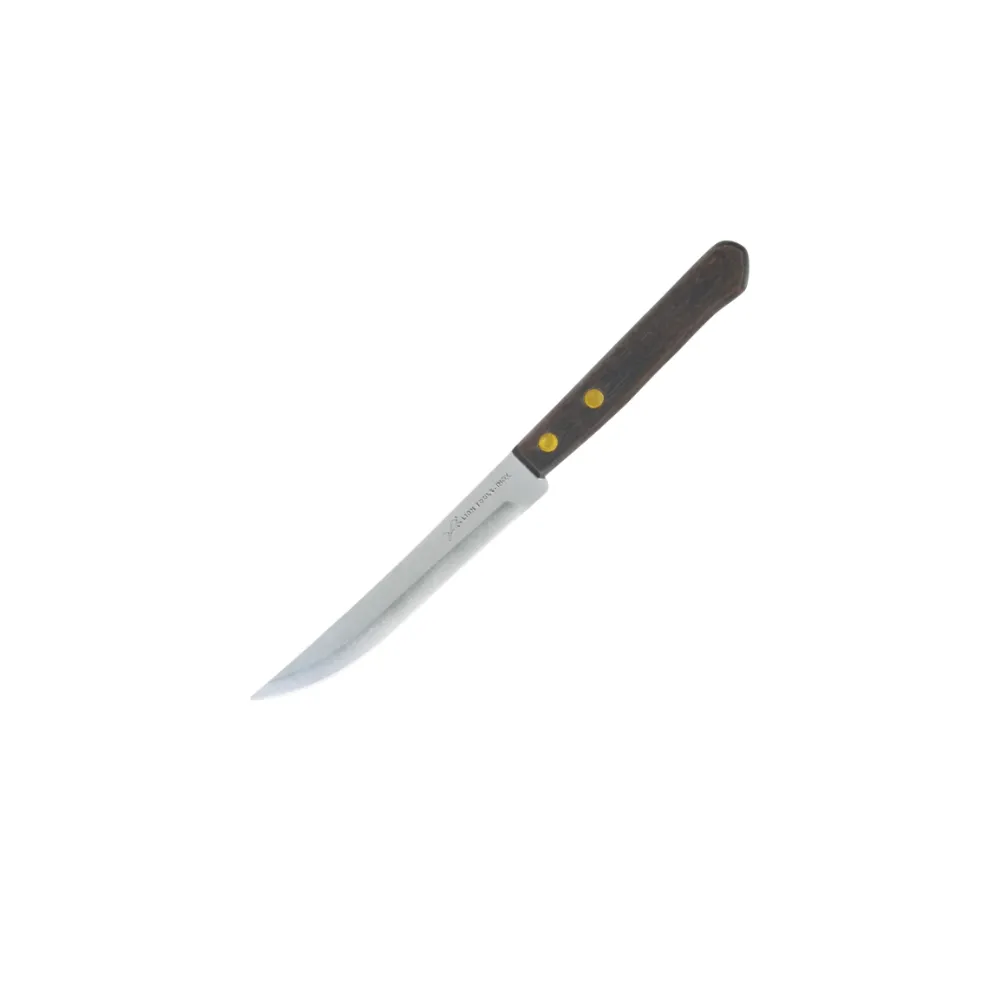 [8044L] CUCHILLO STEAK MANGO MADERA LISO LION
