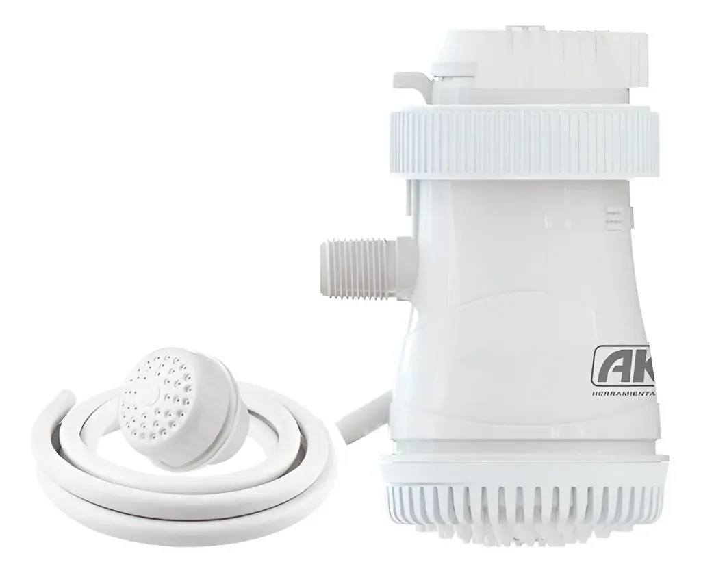 REGADERA ELECTRICA 3 TEMPERATURAS BLANCA AKSI